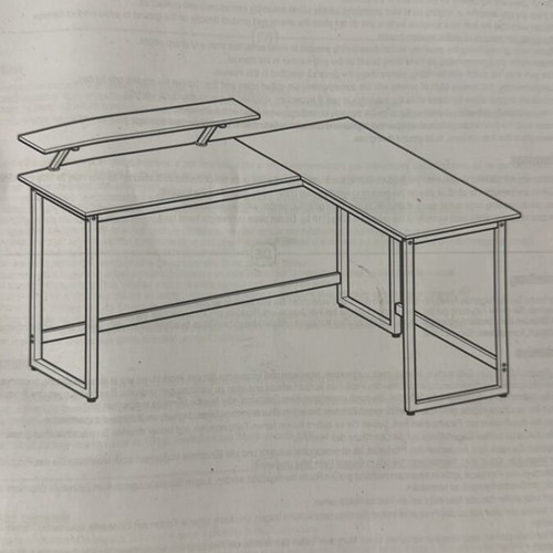Vasagle Corner Desk like new, reversible, 130x140x50 cm