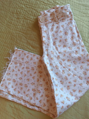 Zara floral wide leg pants for 9 years old like new