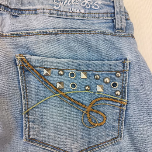 Success women's denim capri pants like new, light blue, sizes XS-S