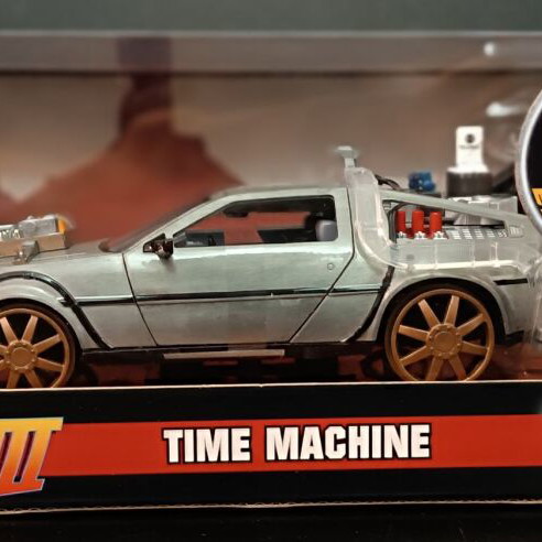 JADA Time Machine Back to the Future III new metal model 1:24