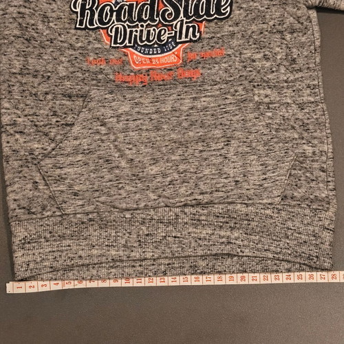 Dirkje Boys Grey Marl Graphic Knit Sweatshirt jumper like new, size 98 / 3Y