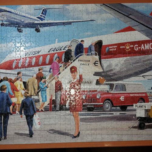 Corner Piece All Aboard 1000-piece jigsaw puzzle