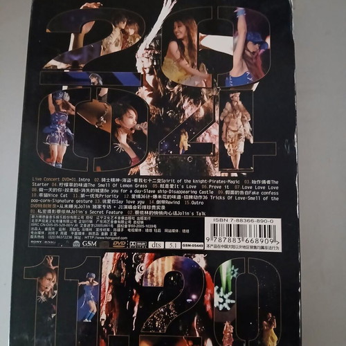 J1 Live Concert DVD used, pop