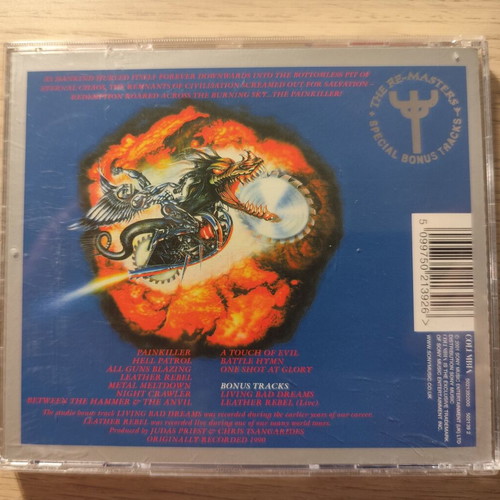 Judas Priest Painkiller CD remastered, like new, metal
