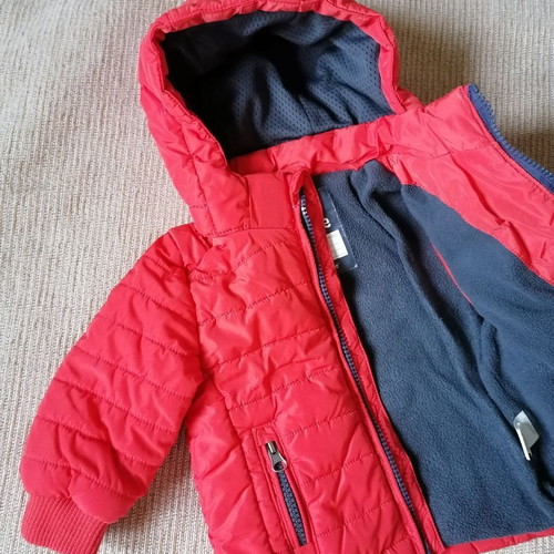 Babyface warm jacket with hood for 4-7 months like new