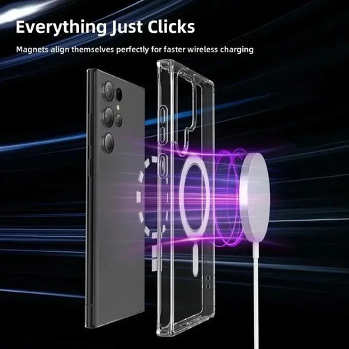 Magsafe Silicone Case for Samsung Galaxy S22/S23/S24/S25 Plus and Ultra New