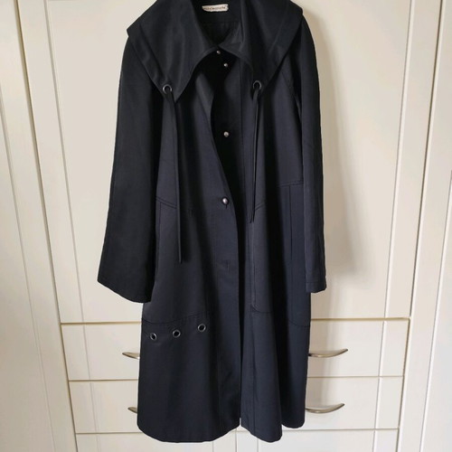 Paul Christophe trench coat like new, black, size L-XL