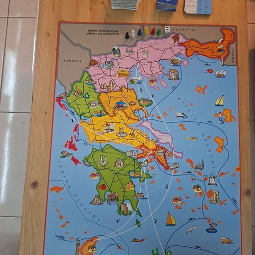 Discover Greece educational board game by Playful