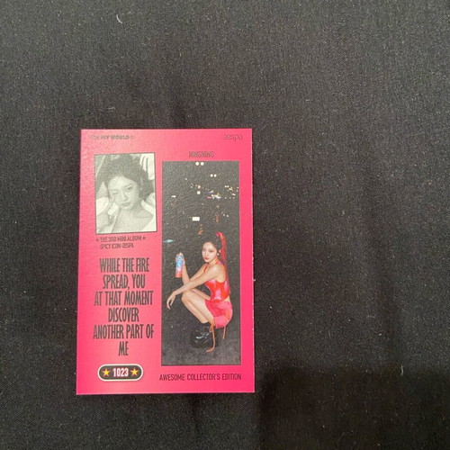 Ningning Aespa My World photocard brand new