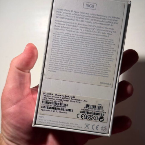 Apple iPhone 4S 16GB Black used, with original box