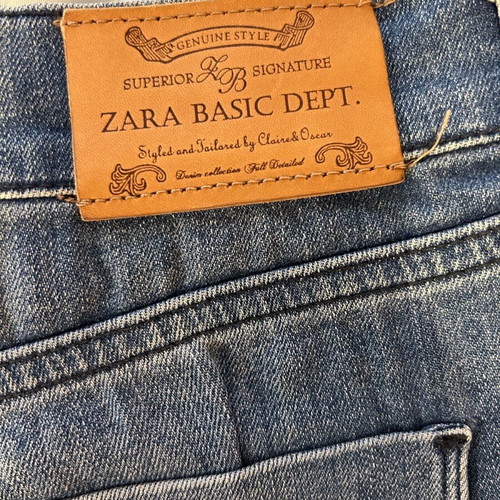 Zara denim shorts like new, women's size 40