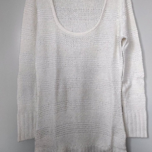 Tally Weijl knitted sweater white like new, size L