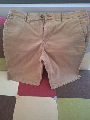 Men's fabric shorts Funky Buddha size 36 beige like new