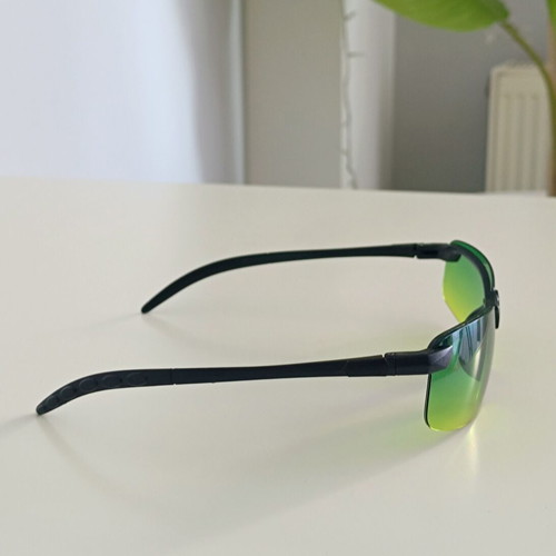 Anti-glare Polarized Night Driving Glasses with Sport Frame and Yellow-Green Lenses new