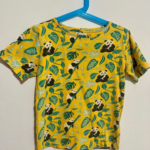 Piccalilly organic short-sleeve tshirt used for 4-5 years yellow