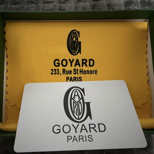 Goyard wallet new, white with accessories