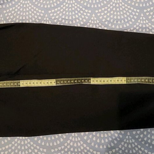 Zara women's pants size M new, black with light brown belt