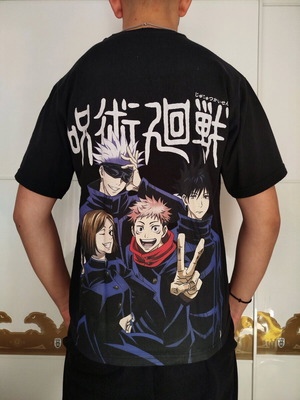 Jujutsu Kaisen T-shirt Pull & Bear like new, black, size XS
