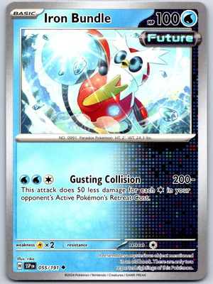 Κάρτα Iron Bundle συλλεκτική, ολοκαίνουργια Pokemon TCG