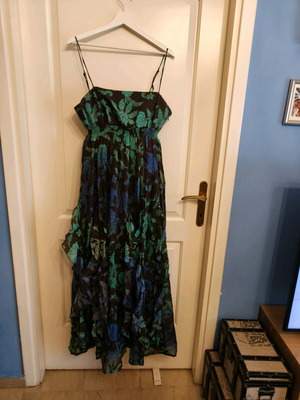 Bill Cost maxi printed dress used, multicolor, size XXL