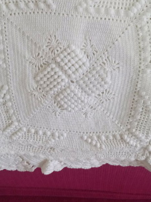 Κουβέρτα χειροποίητη 100% βαμβακερή boho, 180x200, καινούργια