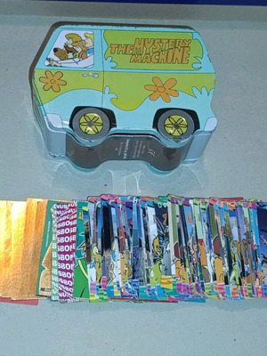 Scooby-Doo DeAgostini cards used with storage box