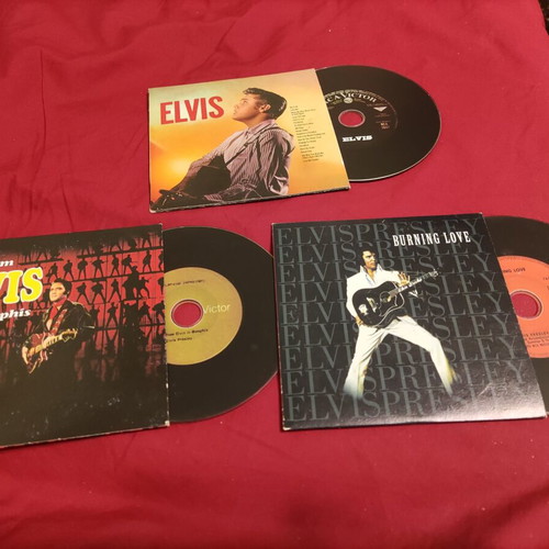 Elvis Presley 3 CD set used, rock genre