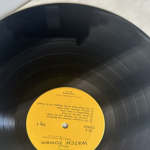 Watch Tower Bible And Tract Society Of Pennsylvania Singing LP like new, classical