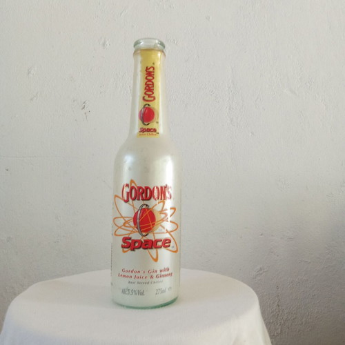 Gordon's Space collectible drink bottle 2000s