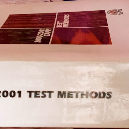 TAPPI Technology Park 200-01 Test Methods book like new in English