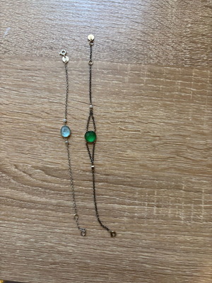 Silver bracelets used, set of 2 pieces