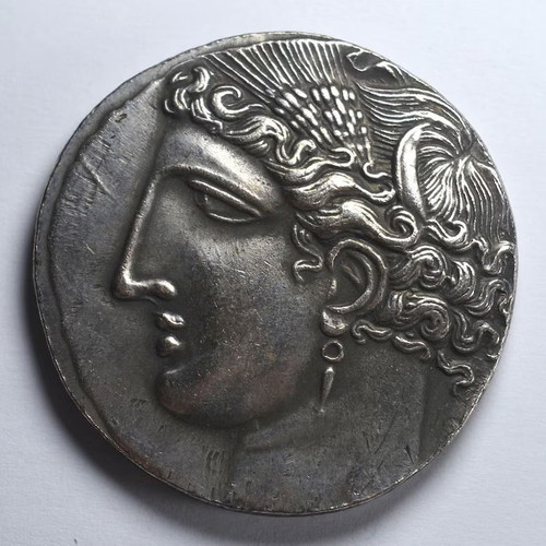 Pegasus Carthaginian 925 Silver Coin new, museum quality