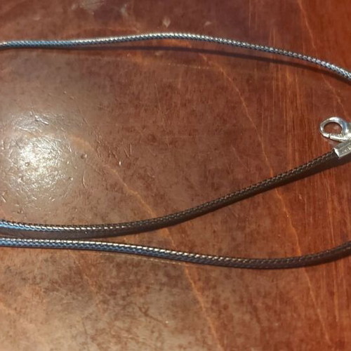 Turquoise Haolite Necklace New With Fabric Cord