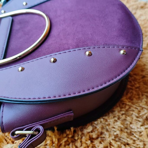 Primark crossbody bag burgundy like new with gold details