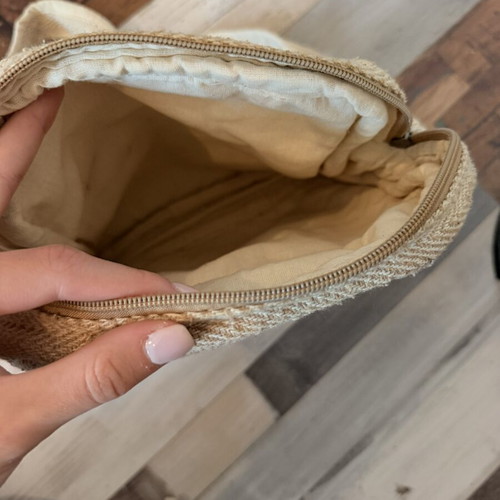 Himalayan Hemp shoulder bag and wallet, handmade hemp fibers