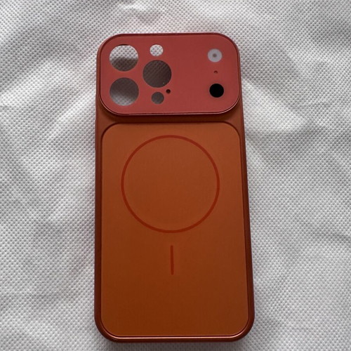 iPhone 14 Pro Max case like new, orange, conversion to 17 Pro Max