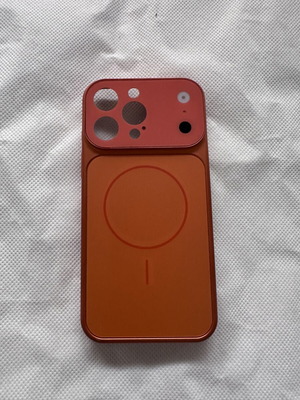 iPhone 14 Pro Max case like new, orange, conversion to 17 Pro Max