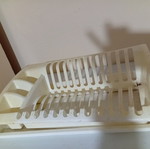 Dish rack with tray used
