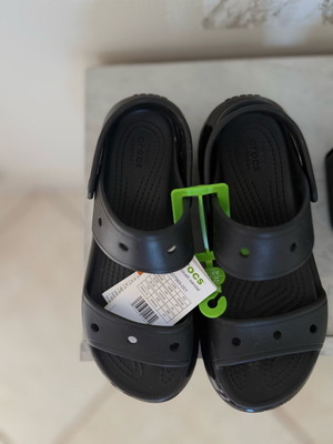 Crocs Mega Crush sandals new, size 38-39, black