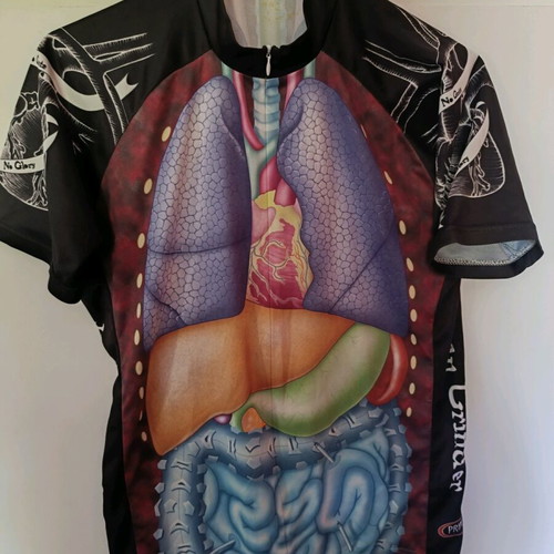 Primal "Organ Grinder" cycling T shirt size Large used
