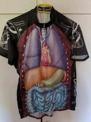 Primal "Organ Grinder" cycling T shirt size Large used