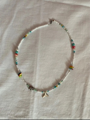 Handmade necklace like new, colorful