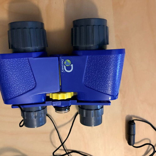 Discovery Channel Kids Binoculars with Compass and Carrying Case used