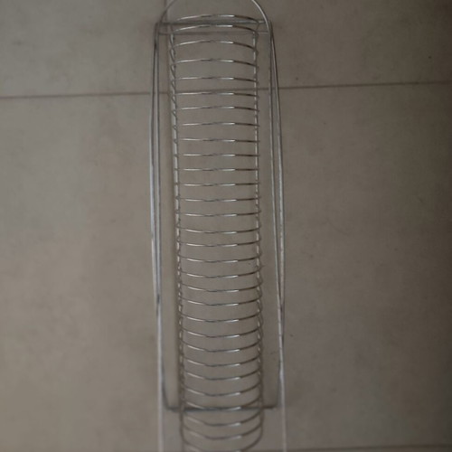 Metal tabletop case for CD/DVD like new, height about 50 cm