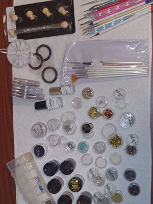 Σετ για σχέδια nail art και ημιμόνιμο μανικιούρ και πεντικιούρ καινούργιο