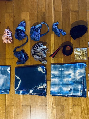 Fabrics, trims, studs, beads and more craft supplies