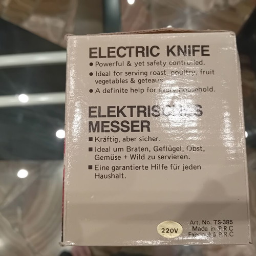 Electric knife kitchen appliance unused