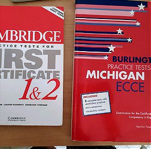 12 βιβλία εκμάθησης αγγλικών για επίπεδο lower Misigan & Cambridge