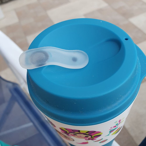 Tupperware Eco+ coffee cup 470 ml with silicone lid and straw