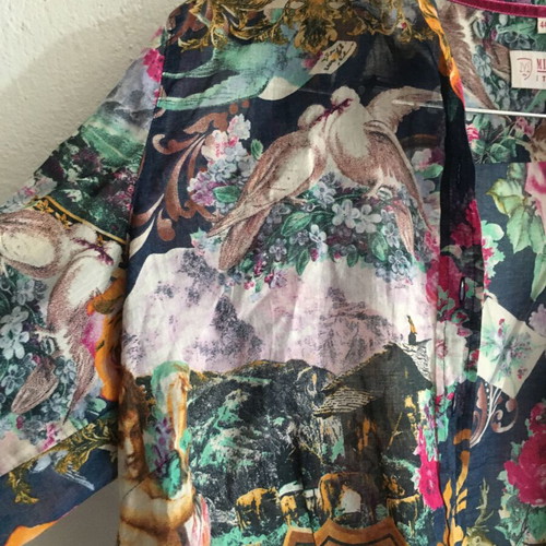 Milano Italy vintage colourful shirt XL, cotton